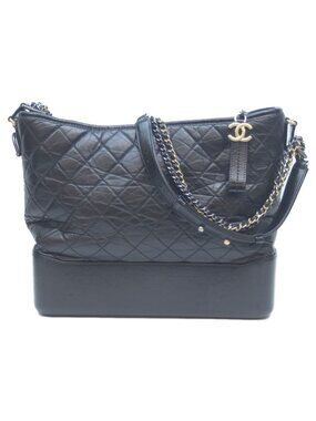 Chanel Black Gabriel de Large Hobo Shoulder Bag
